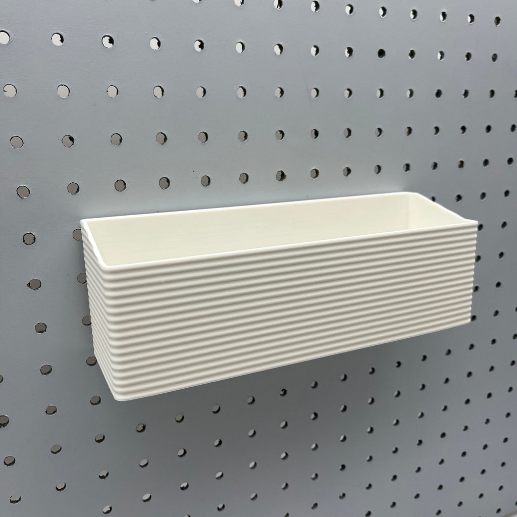 Striped Pegboard Bins, 1/4", Tall, W:9" — view 3