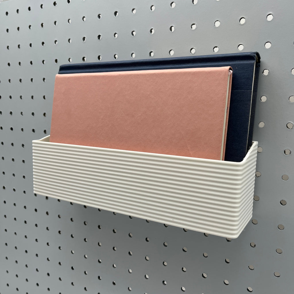 Striped Pegboard Bins