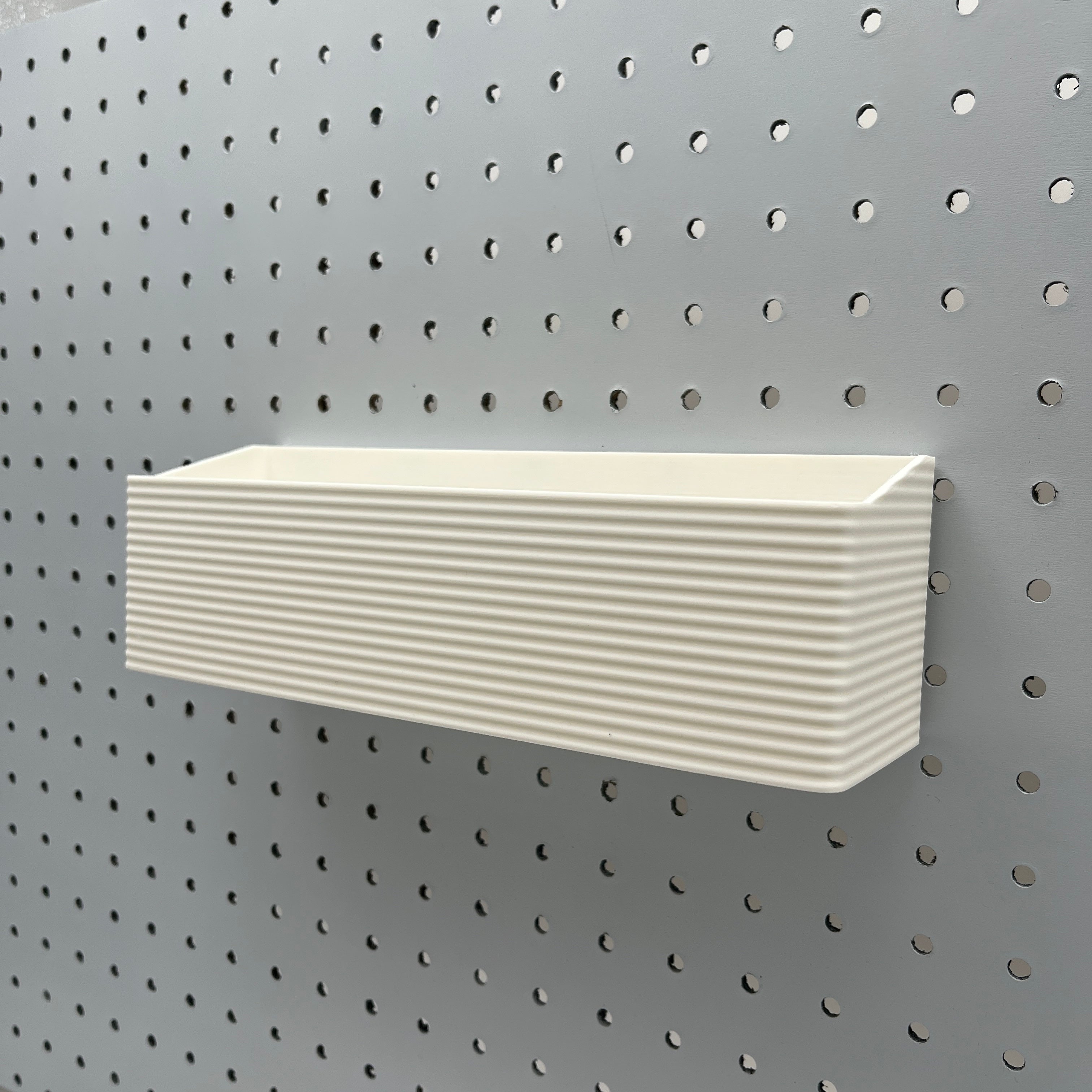 Striped Pegboard Bins, 1/4", Tall, W:10" — view 5