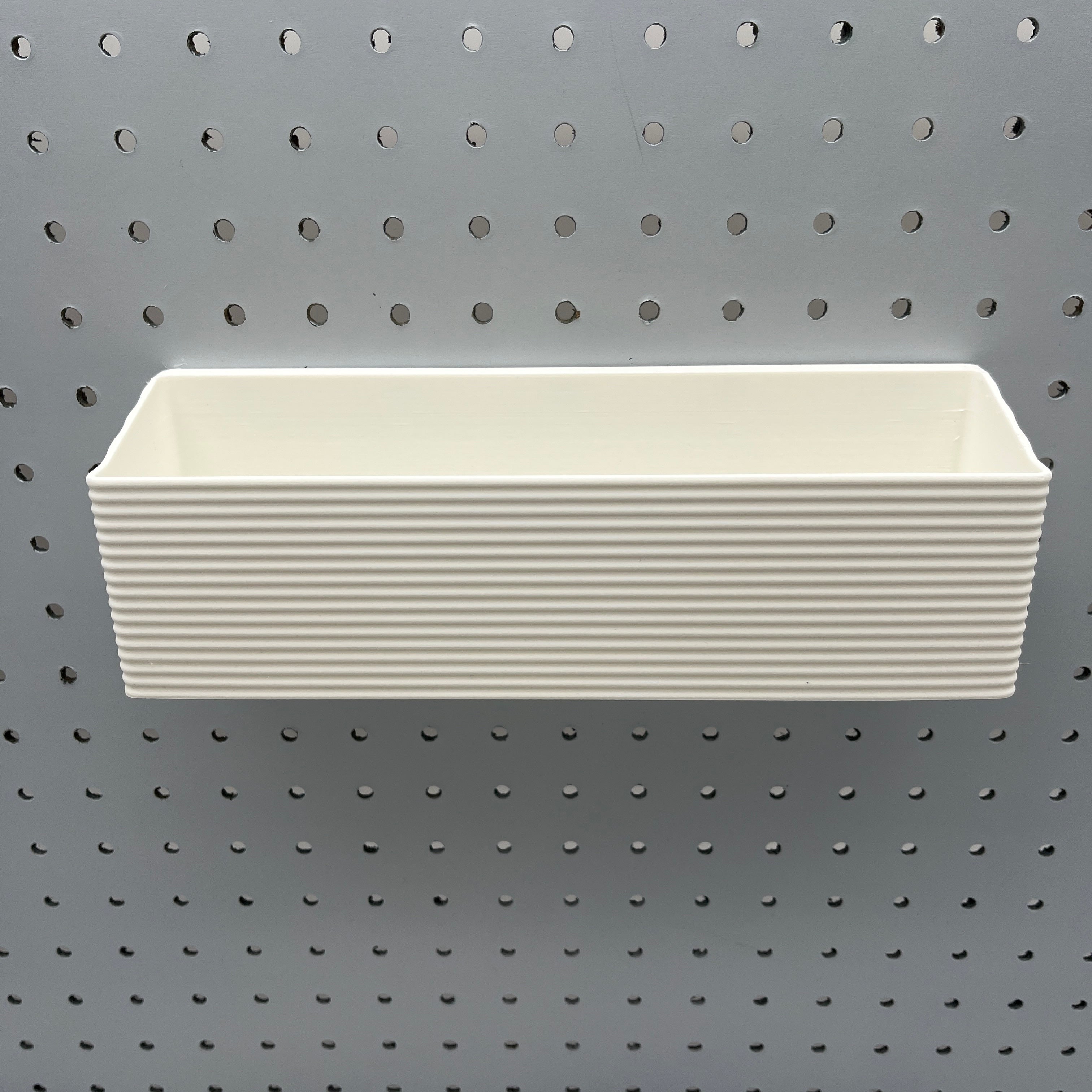 Striped Pegboard Bins, 1/4", Tall, W:10" — view 4
