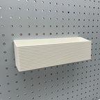 Striped Pegboard Bins