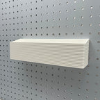 Striped Pegboard Bins