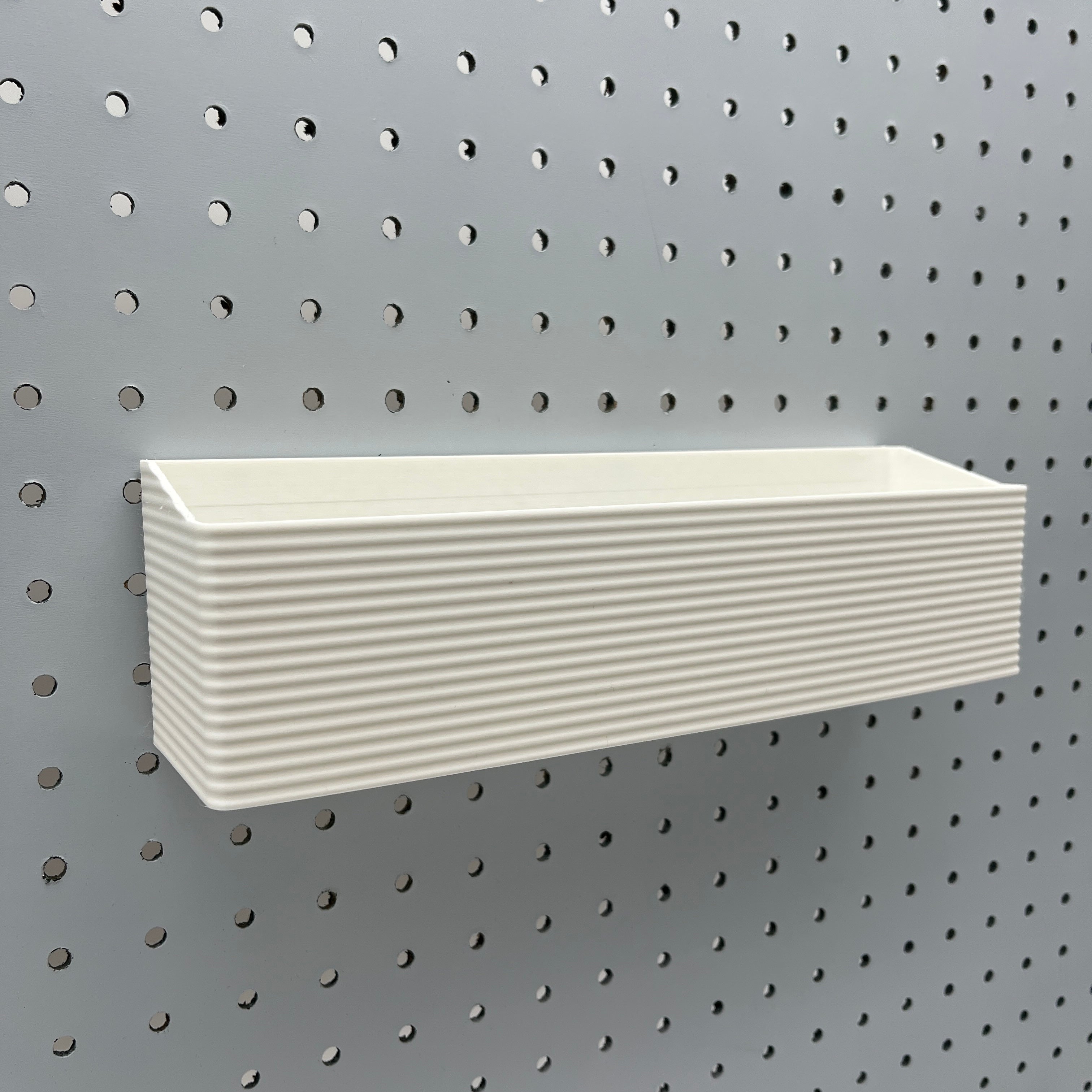 Striped Pegboard Bins, 1/4", Tall, W:11" — view 3