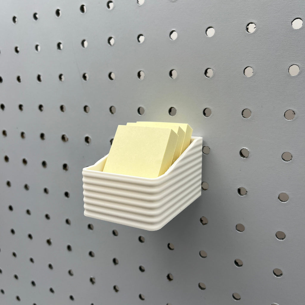 Striped Pegboard Bins