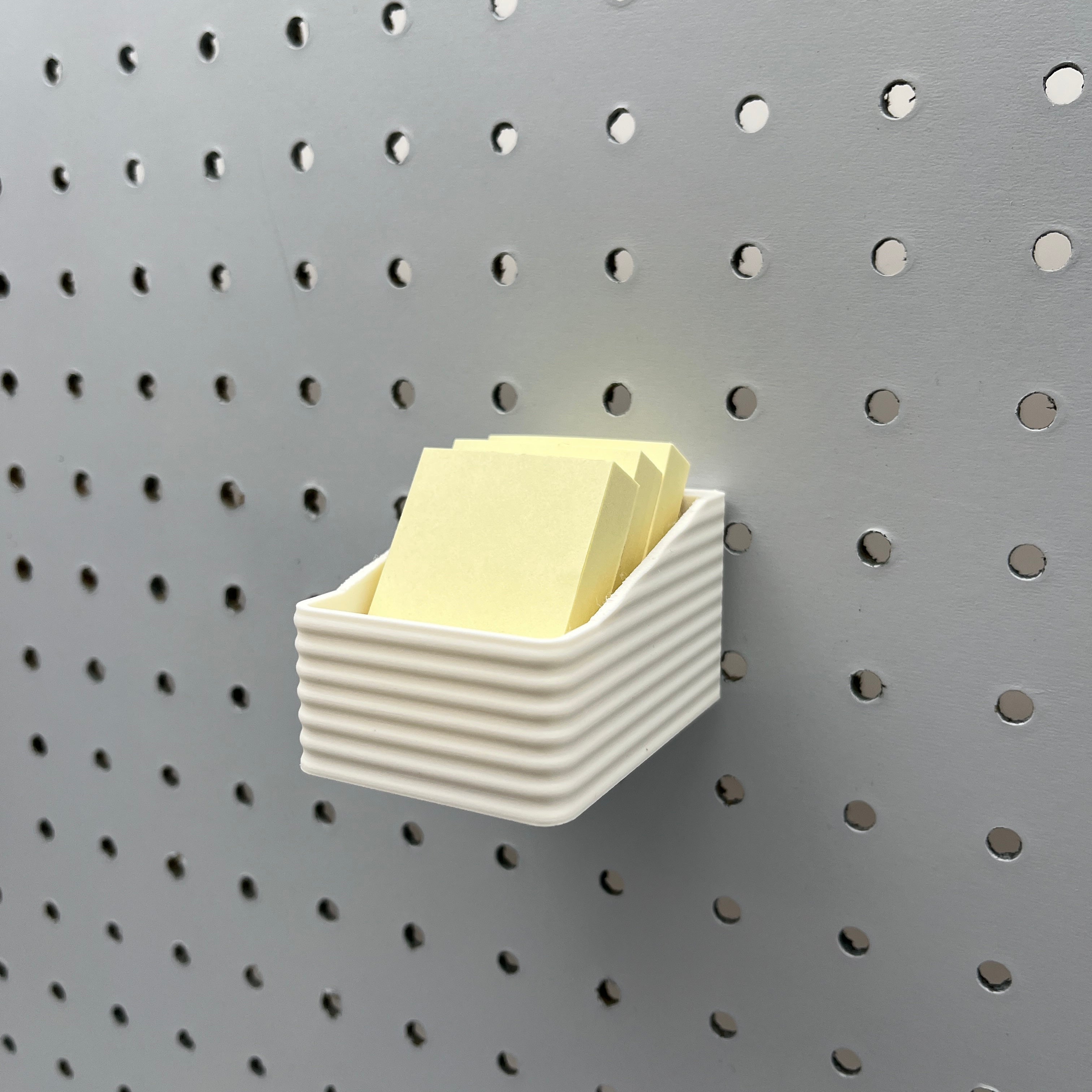 Striped Pegboard Bins