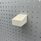 Striped Pegboard Bins