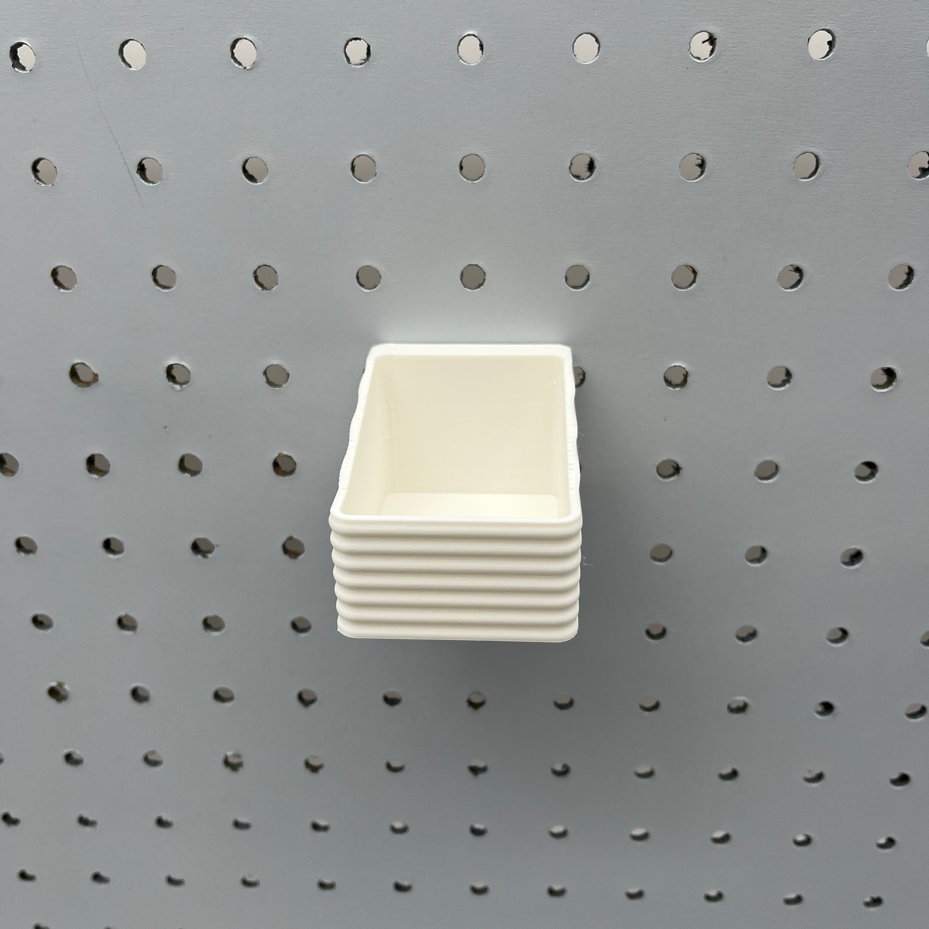 Striped Pegboard Bins, 1/4", Short, W:2" — view 4