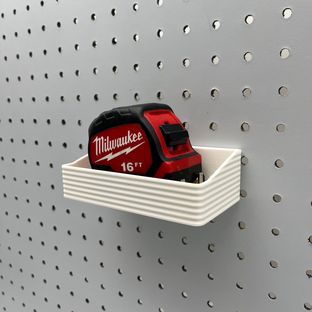 Striped Pegboard Bins, 1/4", Short, W:5" — view 2