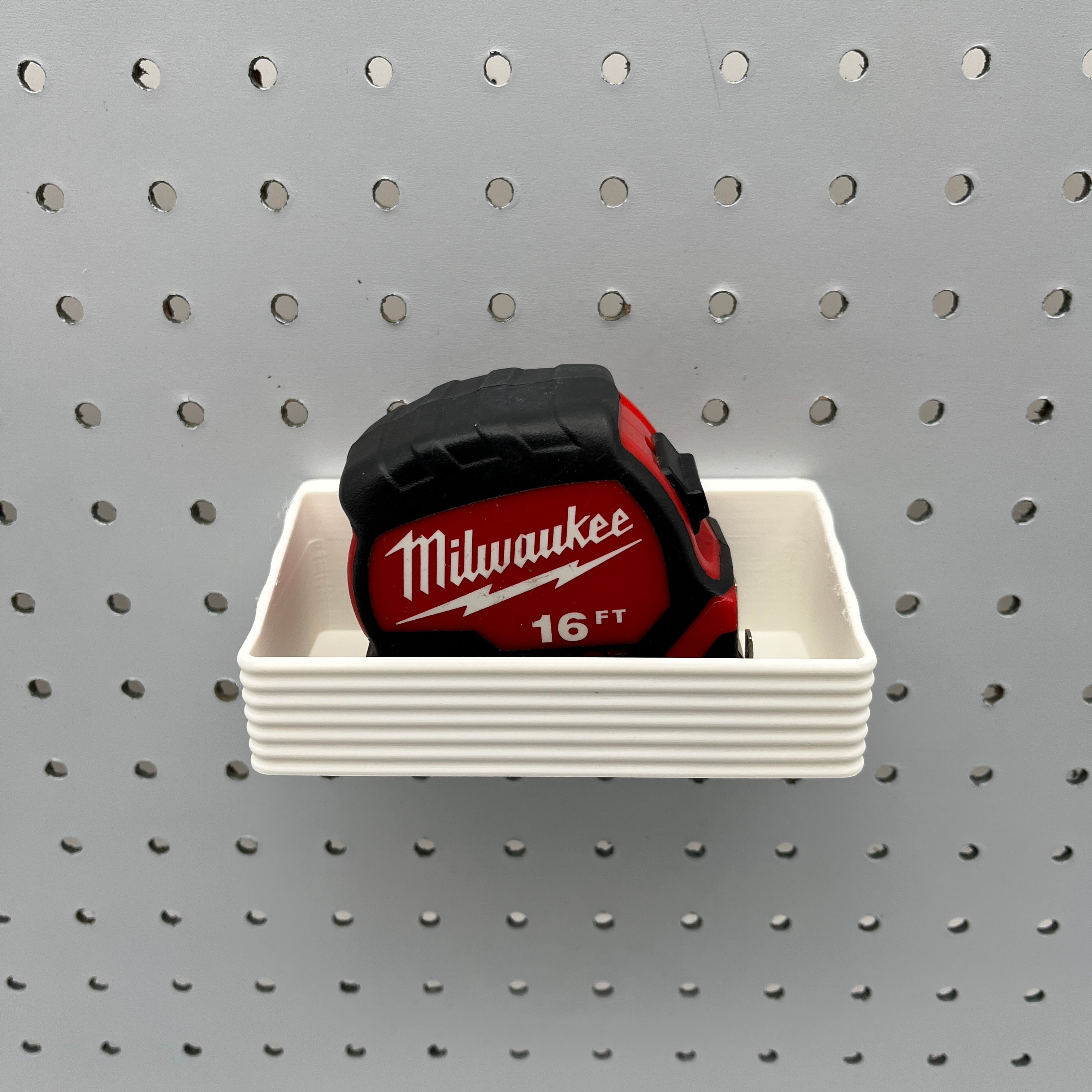 Striped Pegboard Bins