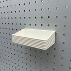 Striped Pegboard Bins
