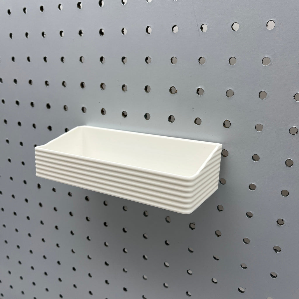 Striped Pegboard Bins
