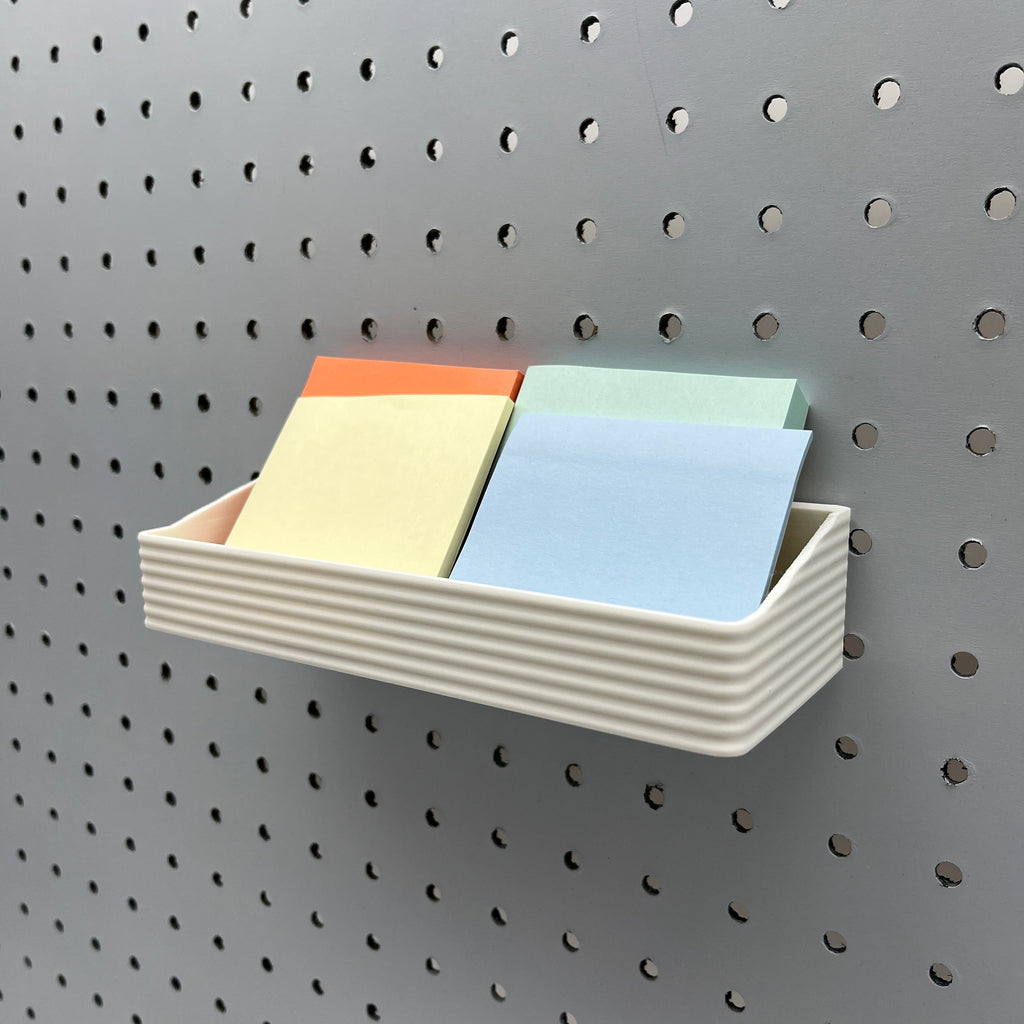 Striped Pegboard Bins