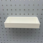 Striped Pegboard Bins, 1/4", Short, W:7" — view 4