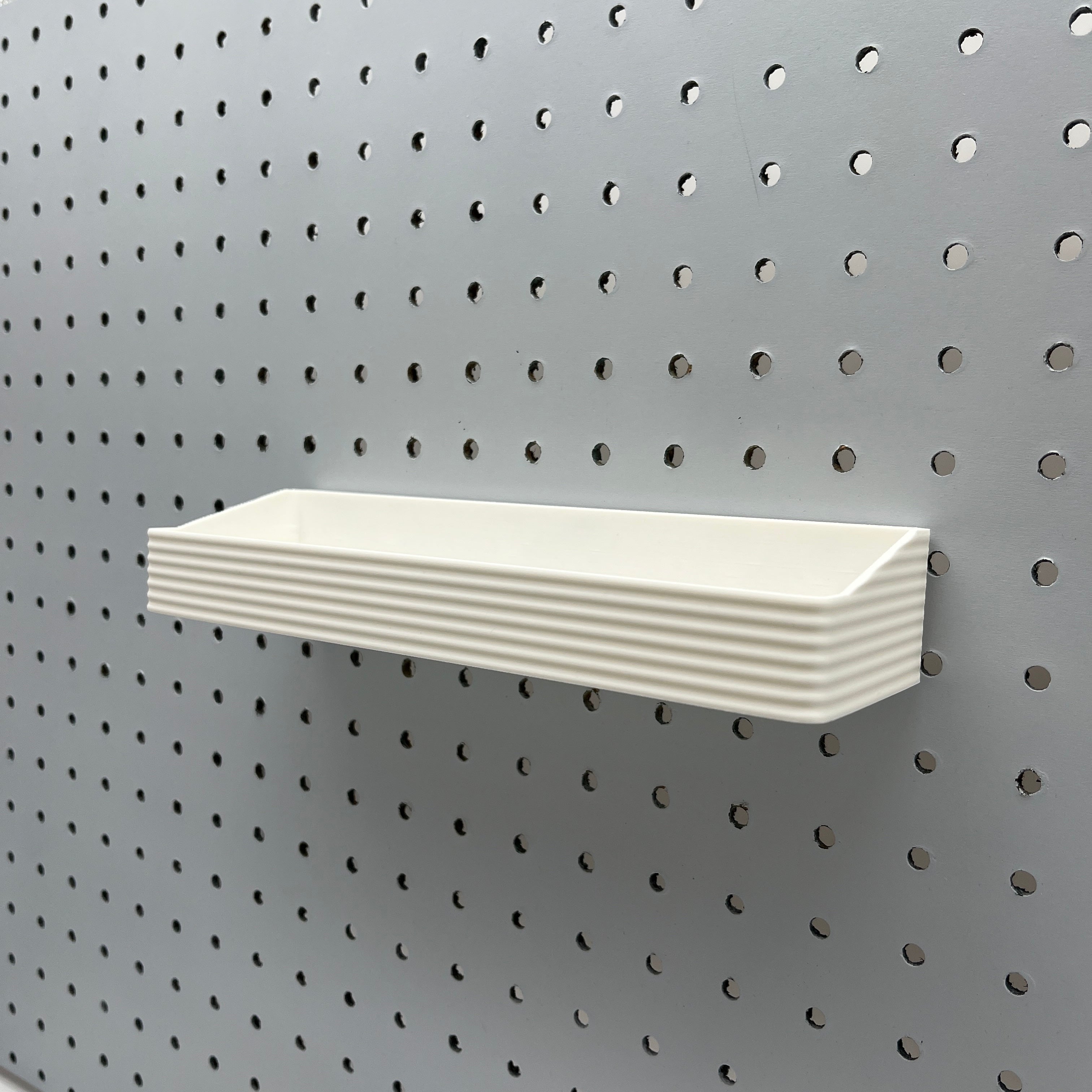 Striped Pegboard Bins, 1/4", Short, W:9" — view 5