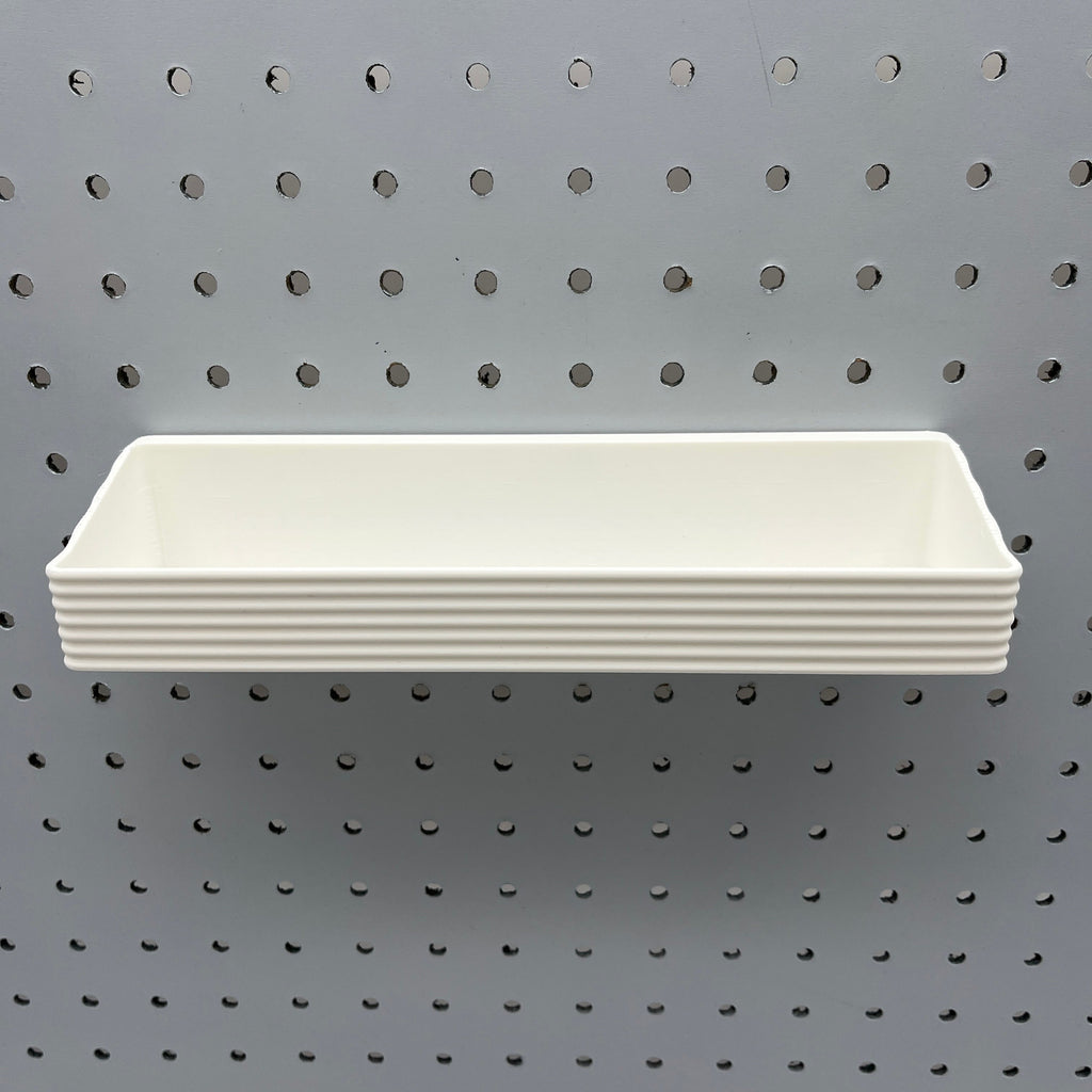 Striped Pegboard Bins, 1/4", Short, W:9" — view 4