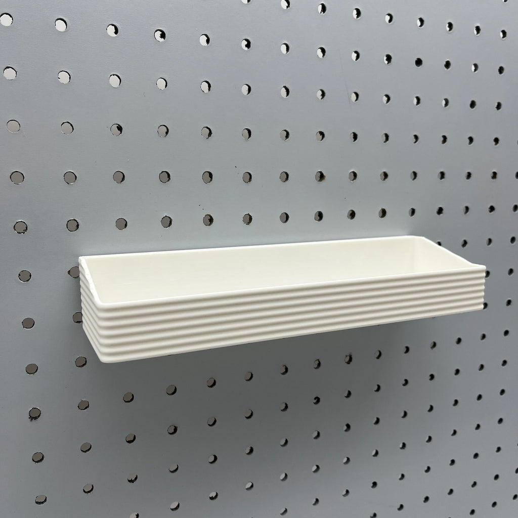 Striped Pegboard Bins