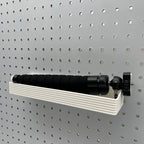 Striped Pegboard Bins, 1/4", Short, W:10" — view 2