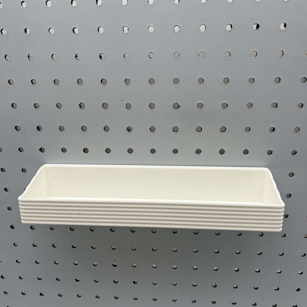 Striped Pegboard Bins, 1/4", Short, W:10" — view 4