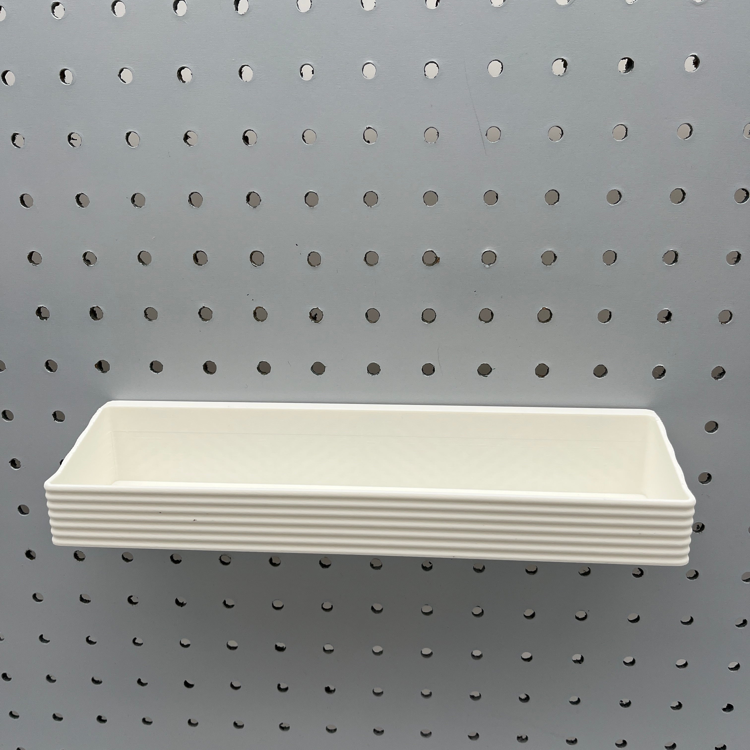 Striped Pegboard Bins, 1/4", Short, W:10" — view 4