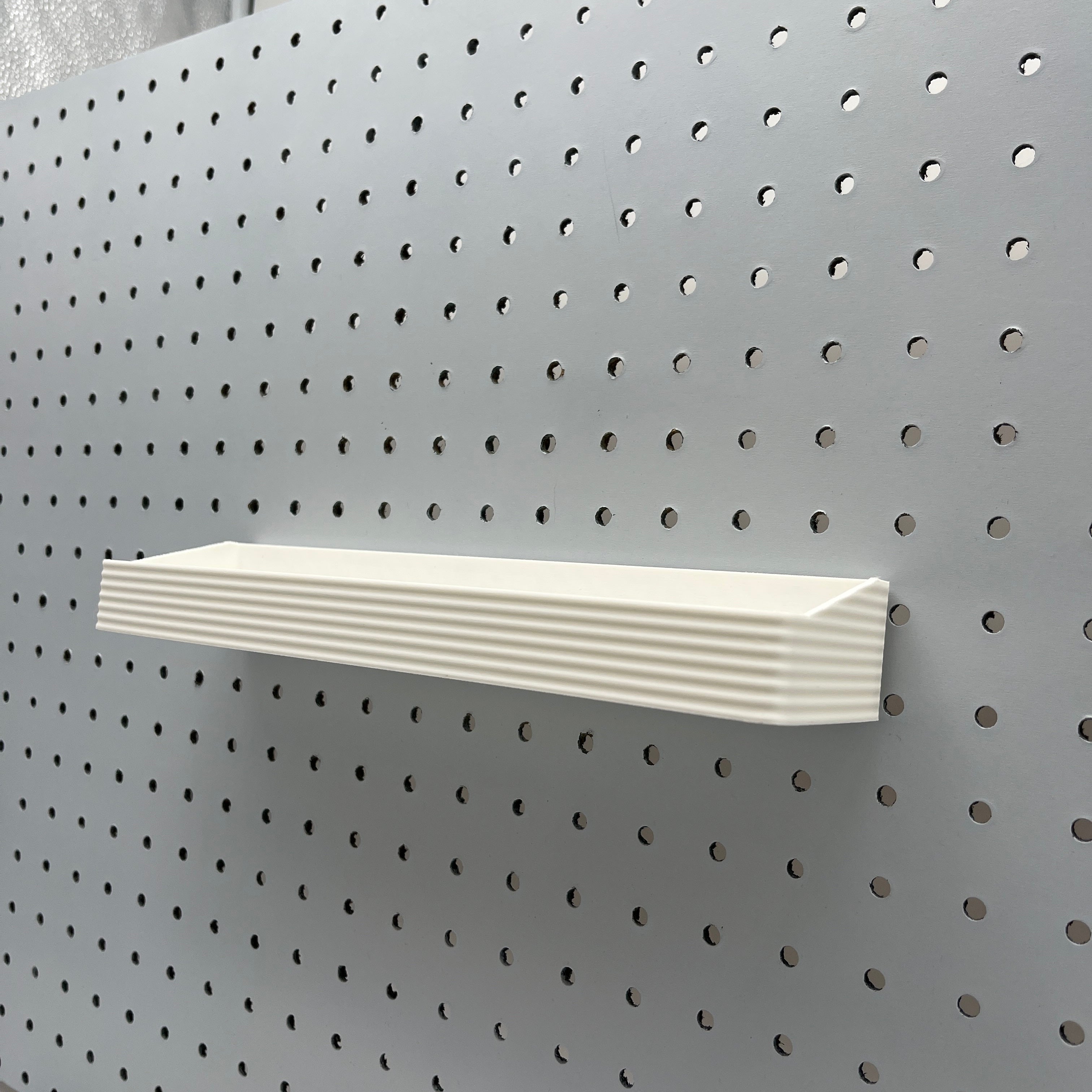 Striped Pegboard Bins, 1/4", Short, W:11" — view 5
