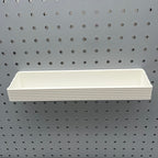 Striped Pegboard Bins, 1/4", Short, W:11" — view 4