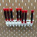 Screwdriver Organizer Funnels, SKADIS, Medium - 19 Screwdrivers