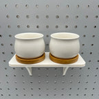 Pegboard Shelf, 1/4", W:7inches, D:3inches
