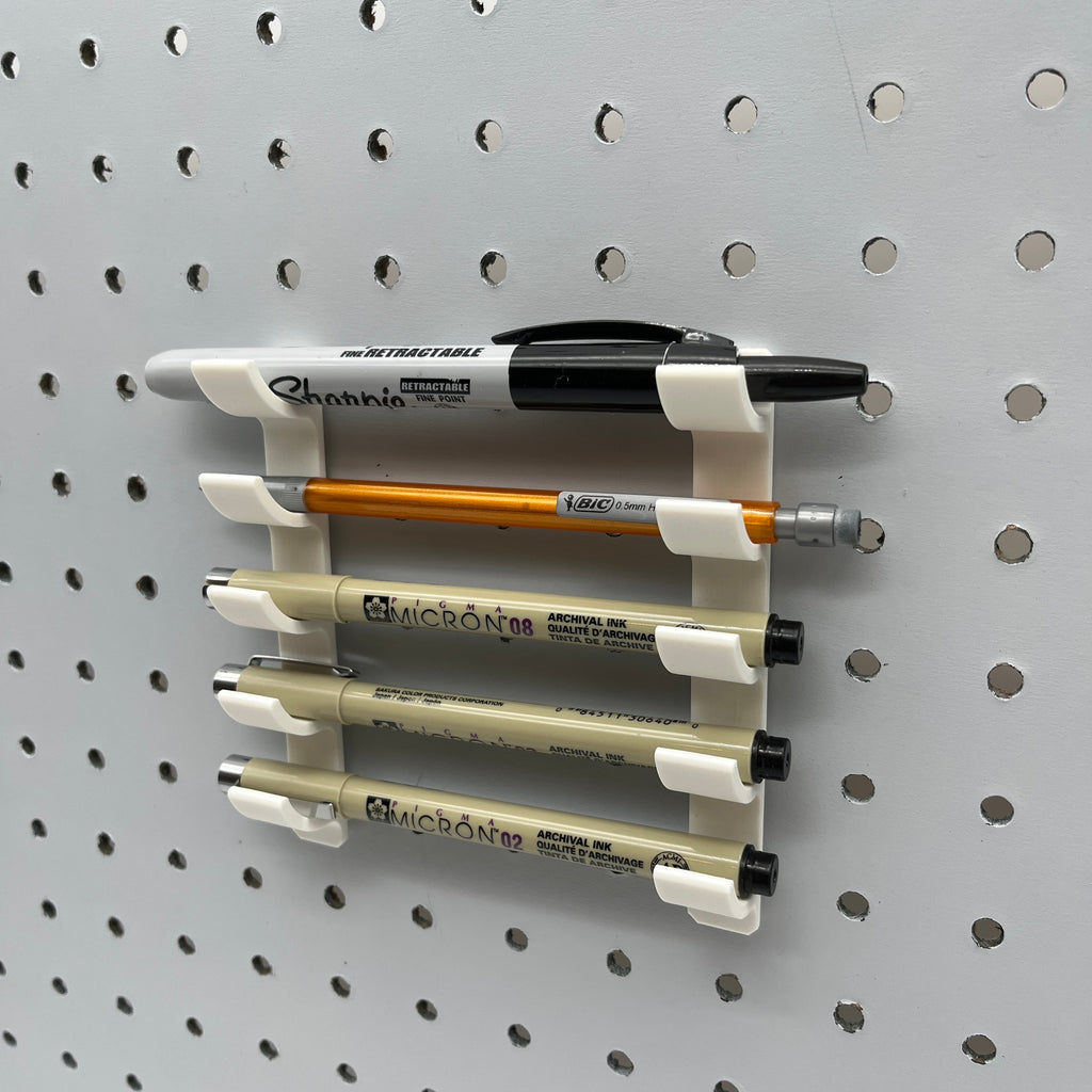 Mini Pen and Pencil Organizer, 1/4" for pegboard