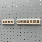 Letter Tiles Scrabble Sign
