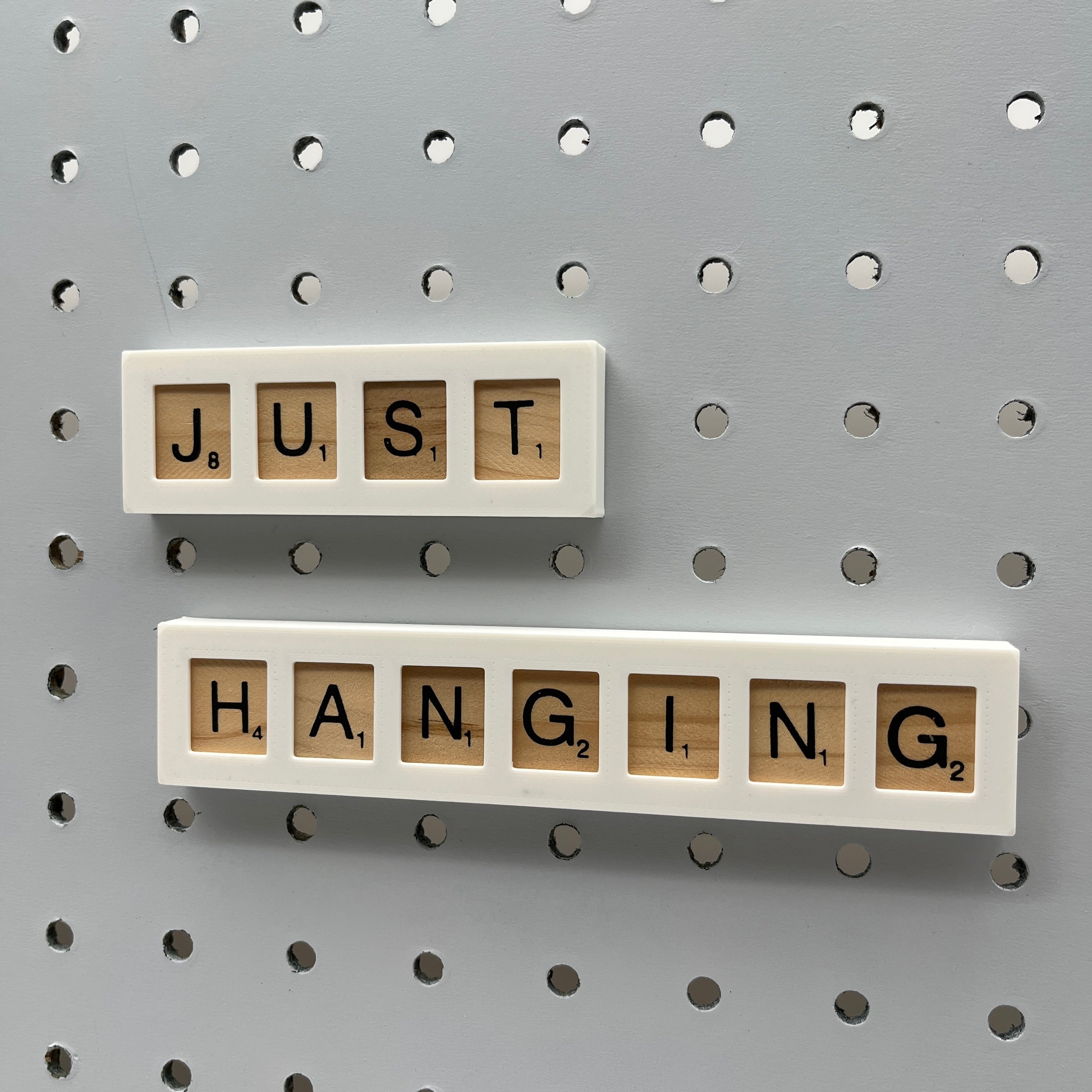 Letter Tiles Scrabble Sign