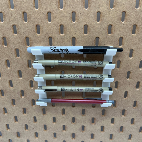 Mini Pen and Pencil Organizer for pegboard — view 2