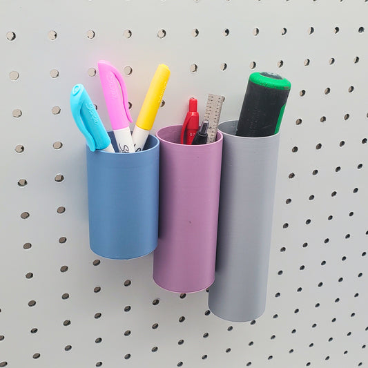 Zip-tie, Paint-brush, Pencil Cup | Cylindrical Holder | 1/4" Compatible