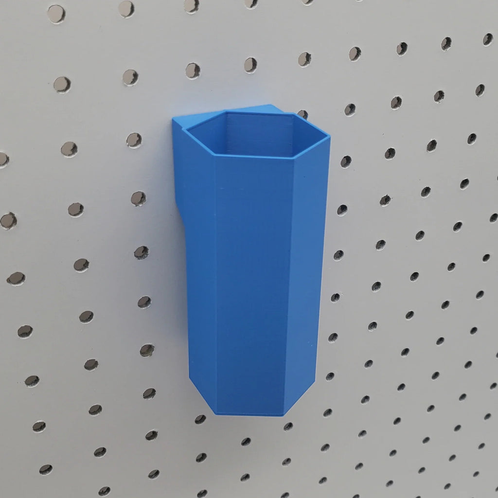 Pen Tube for Pegboards, 1/4", Hexagon, Small — view 4