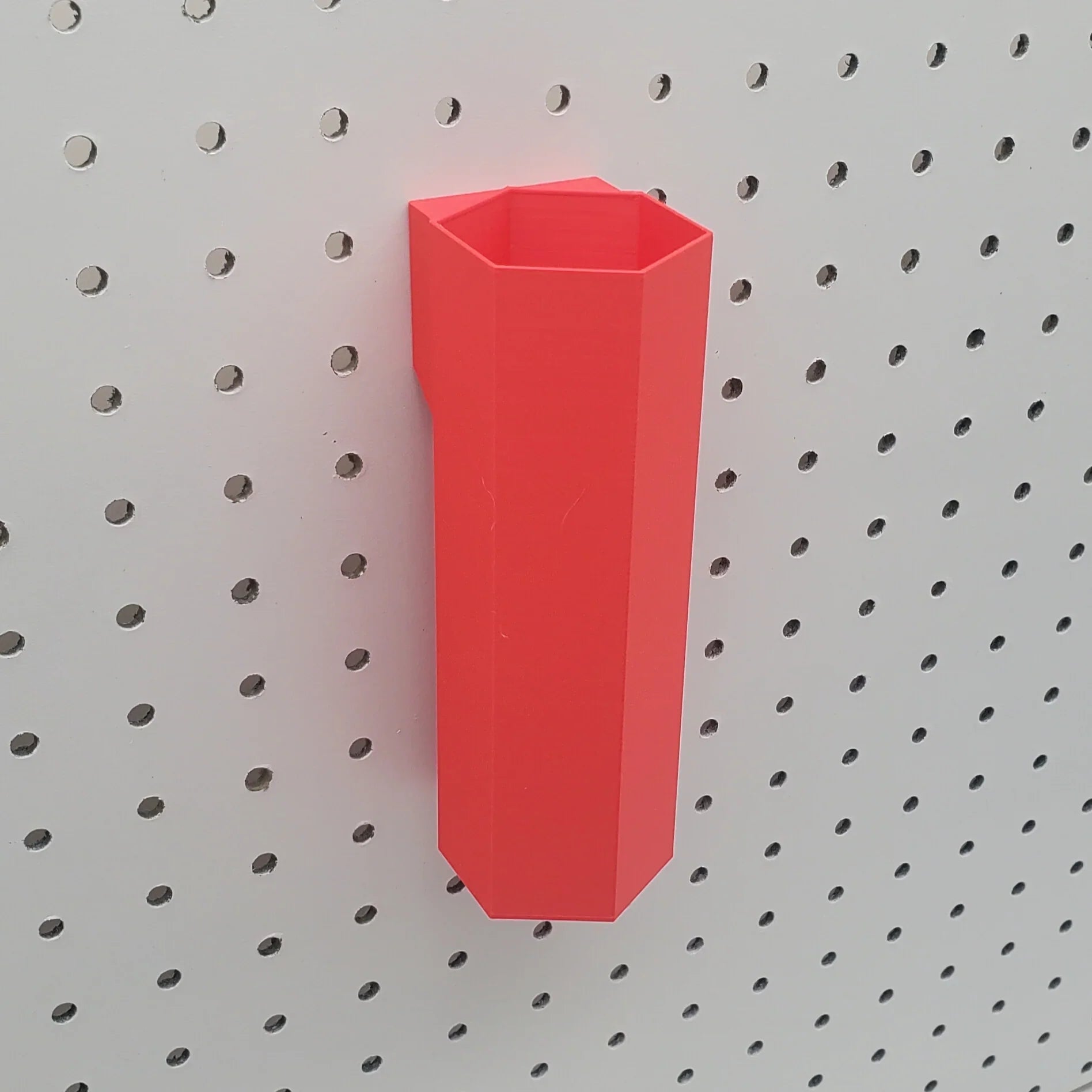 Pen Tube for Pegboards, 1/4", Hexagon, Small — view 5