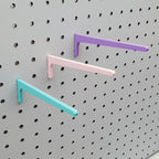 Straight Spool Hooks (Pack of 10), 1/4", 5 inch for pegboard — view 2