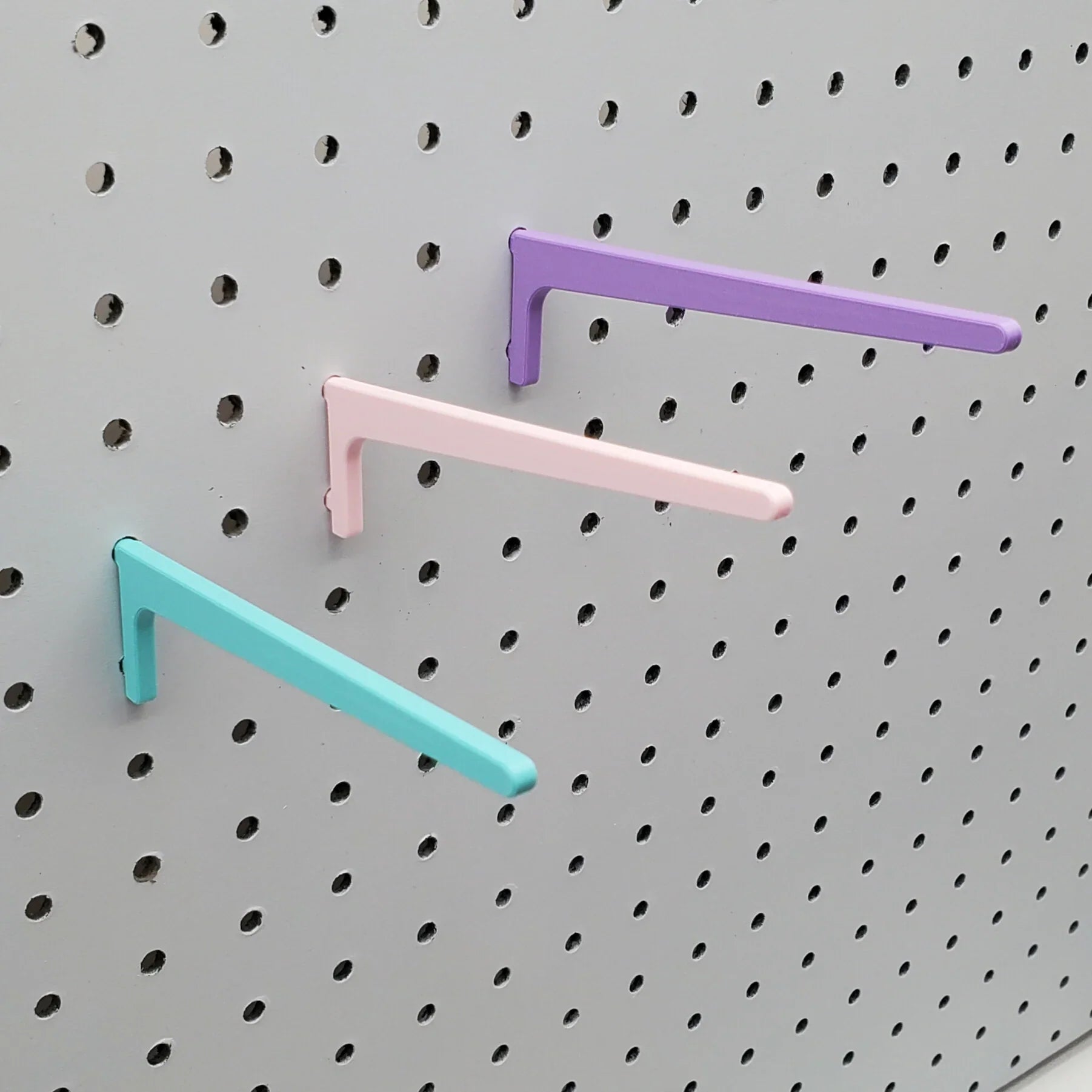 Straight Spool Hooks (Pack of 10), 1/4", 5 inch for pegboard — view 2