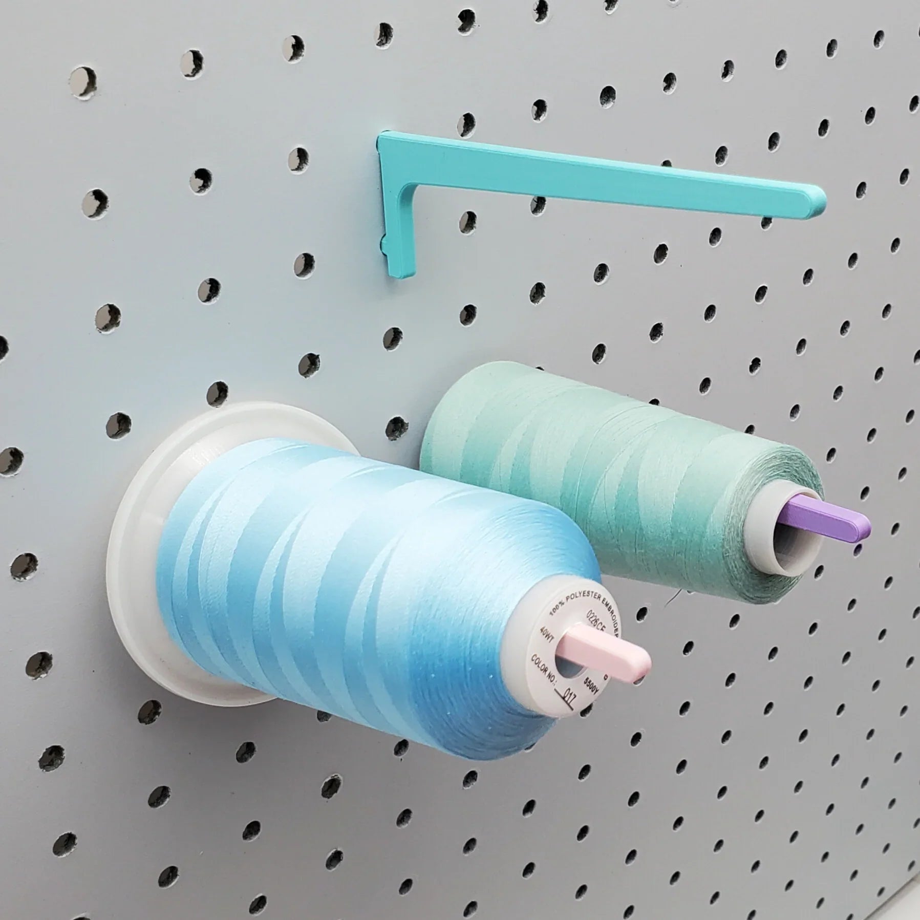 Straight Spool Hooks (Pack of 10), 1/4", 5 inch for pegboard — view 3