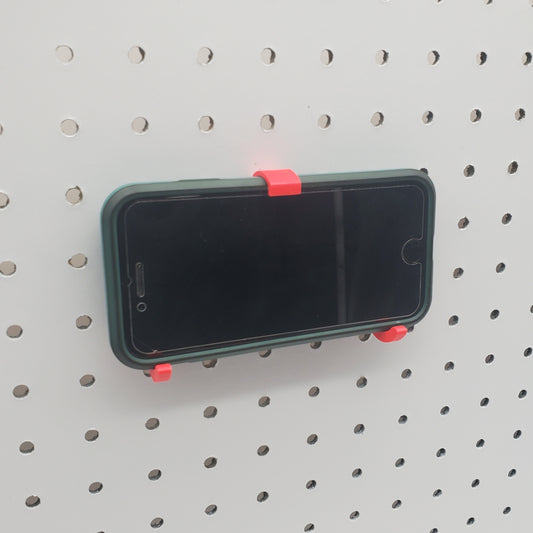 Tablet Holder in red with Phone