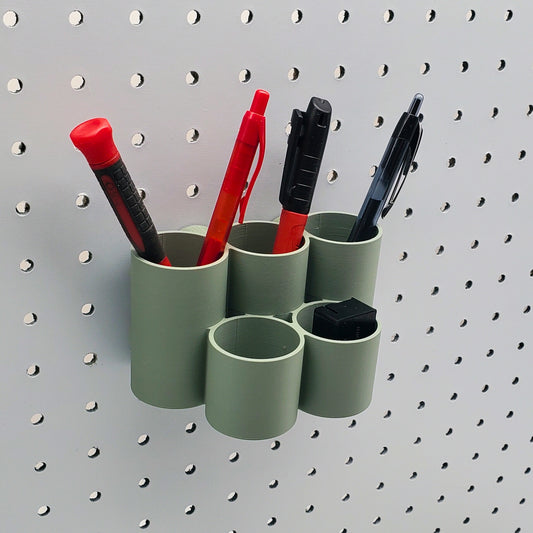 Muted Green Circle Bin