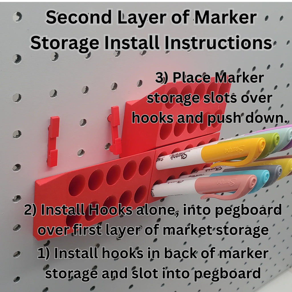 Sharpie Organizer, 1/4" for pegboard — view 4