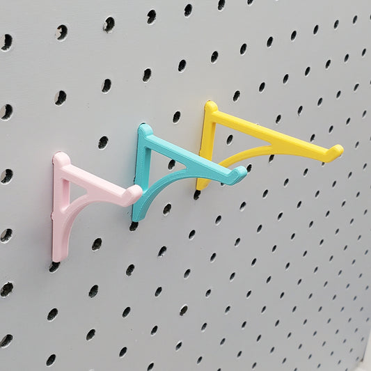 Platform Hooks | 1/4" Pegboard Compatible | Three Sizes
