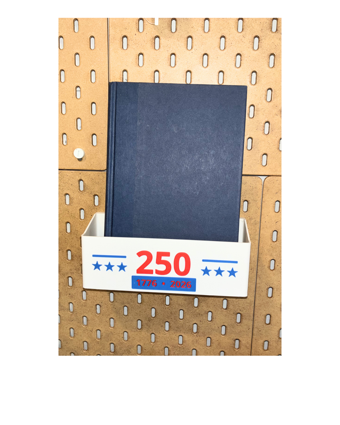 America's 250th Commemorative Pegboard Storage Bin