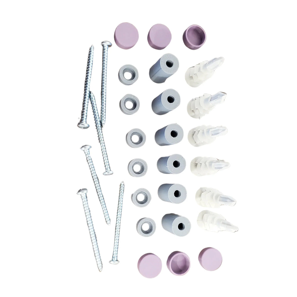 Mounting Hardware Kit for IKEA SKADIS Pegboard, 4-Pack Mounting — view 4