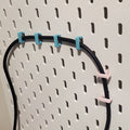 Cable Clips (Pack of 5), 1/4", Horizontal / Vertical for pegboard