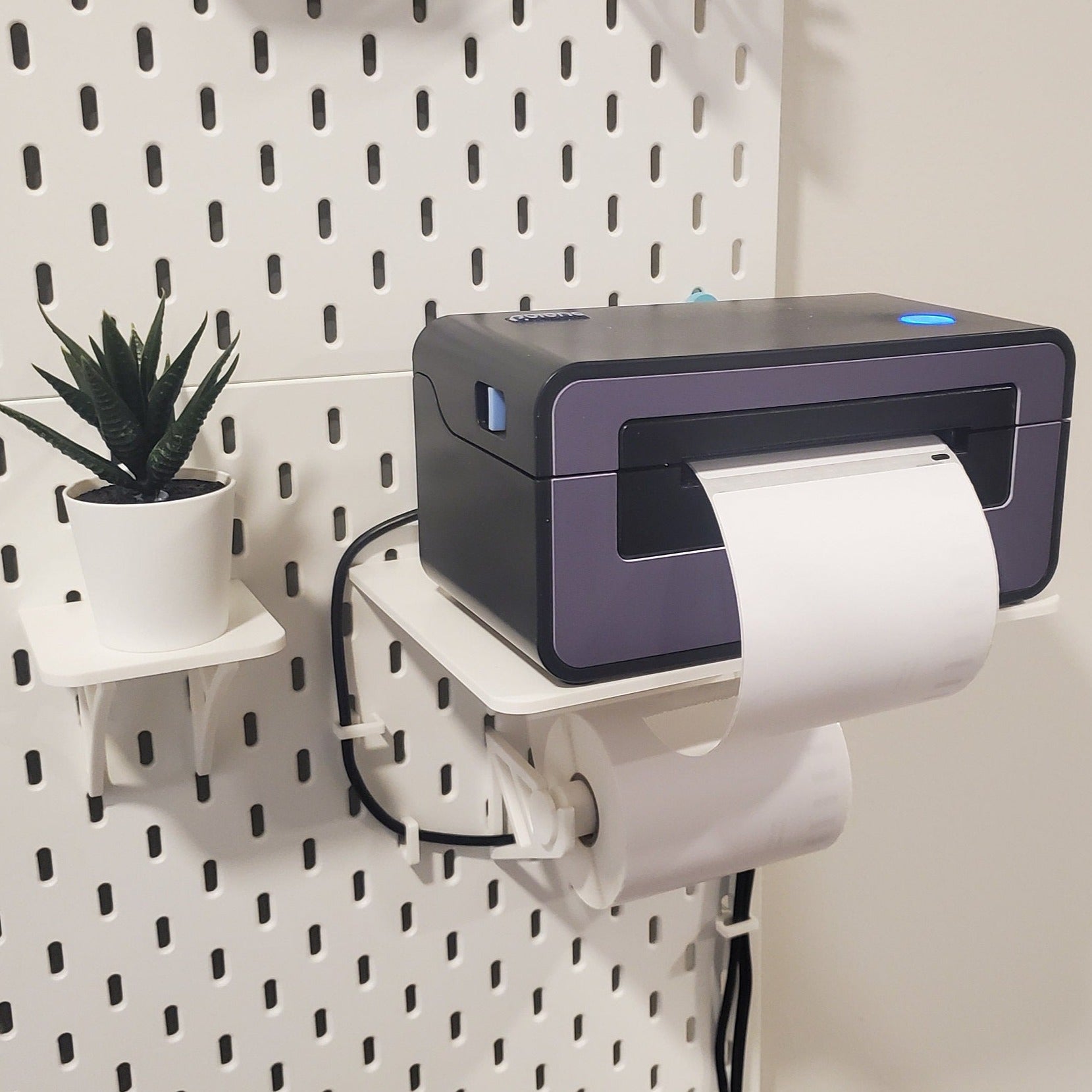 Thermal printer with Roll in cotton white
