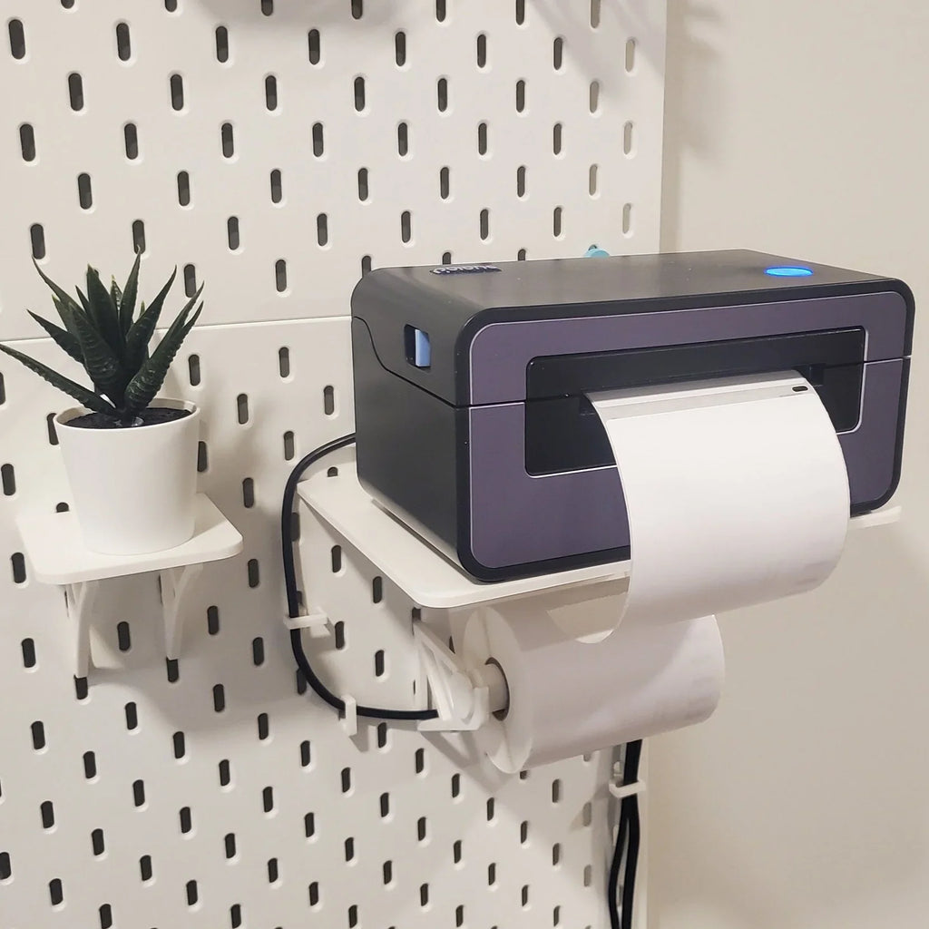Label Printer Shelf