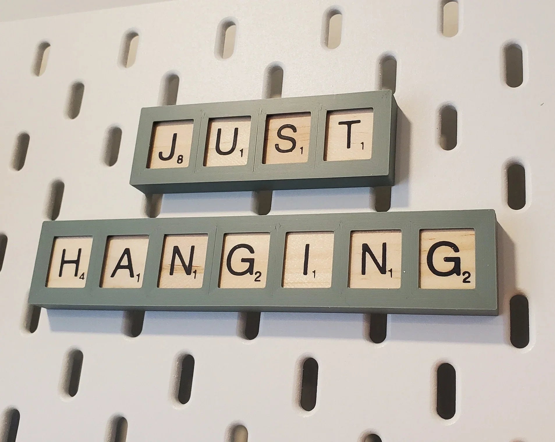 Letter Tiles Scrabble Sign